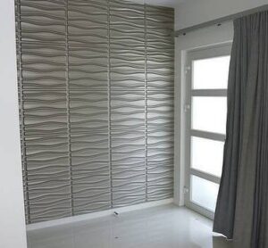 hullámmintás pvc falpanel