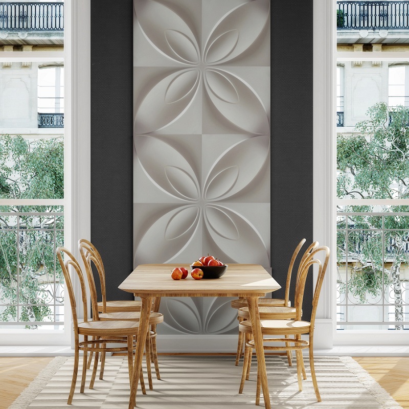 kamilla virágszirom 3d falpanel virág faldekor