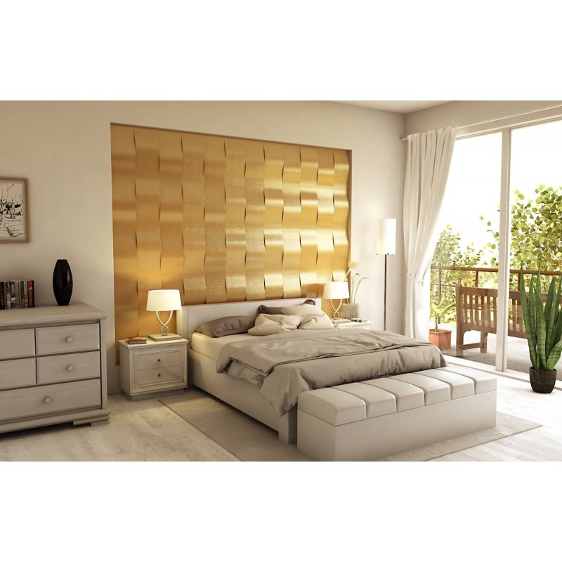 cascade-3d-falpanel vintage arany