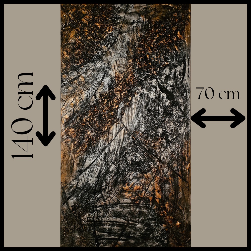 3D Kőhatású faldekor Bronzos Ezüstös 140 cm x 70 cm main 3D Kőhatású faldekor Bronzos Ezüstös 140 cm x 70 cm main