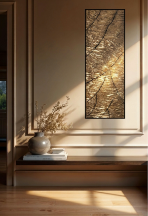 fekete arany falikép metál arannyal vászonkép